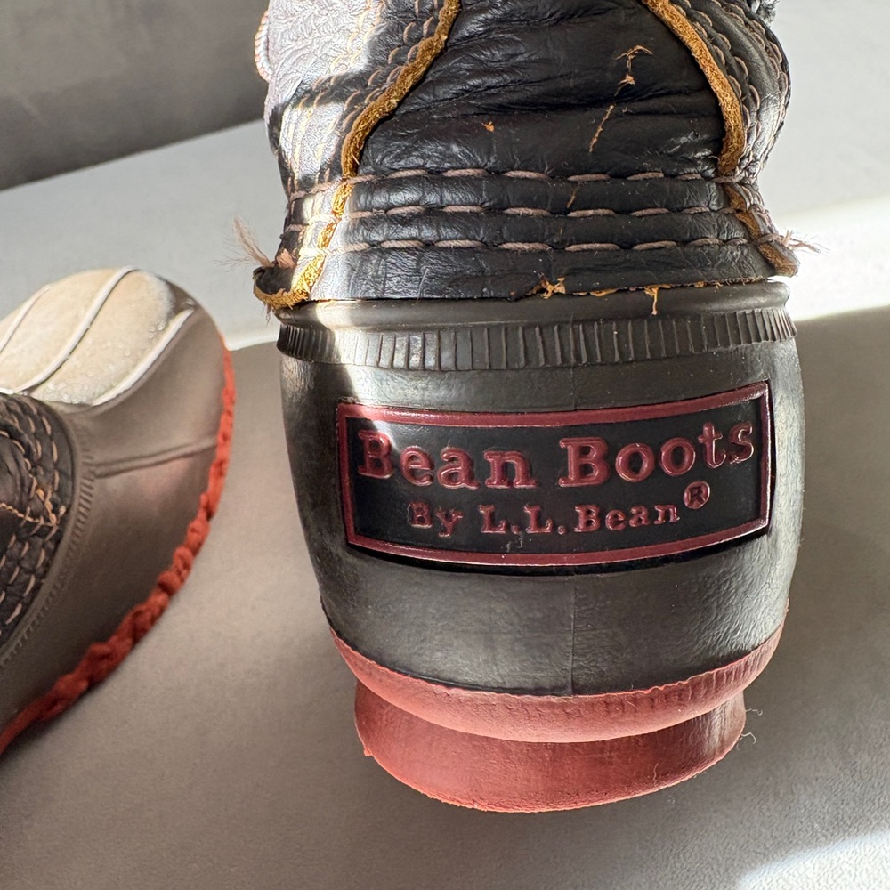 L.L. Bean Boots 8” Bison Brown/Brick Red - Picture 7 of 7
